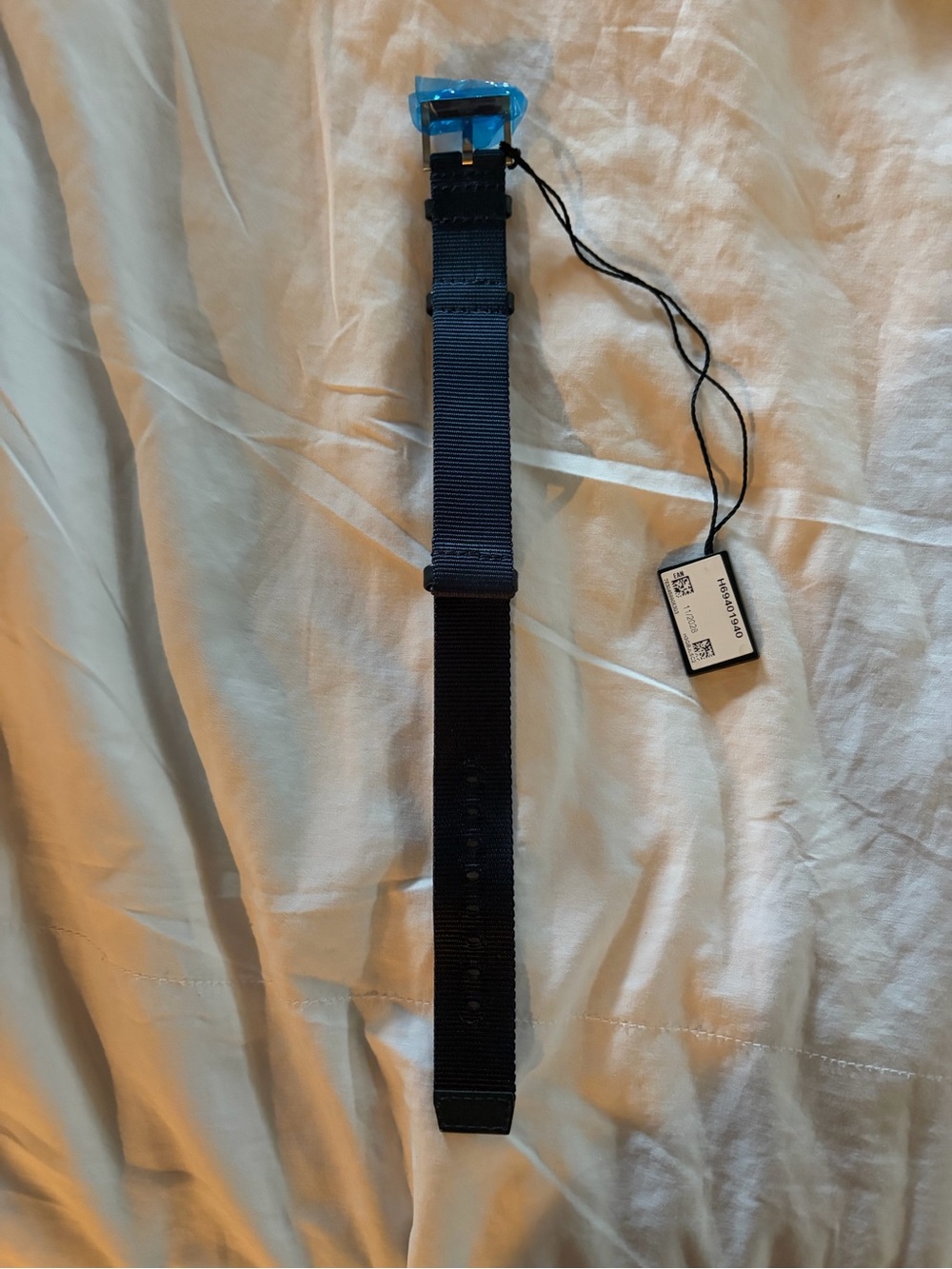 Men's Navy Nylon Watch Strap - Hamilton Khaki